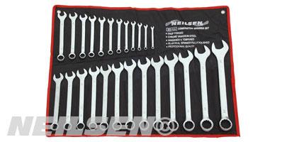 SPANNER SET - 25 PIECE / SATIN FINISH NEILSEN