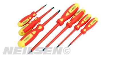 SCREWDRIVER SET-7PC VDE