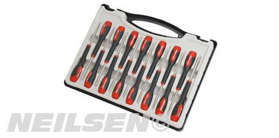 SCREWDRIVER SET - 15PC PRECISION