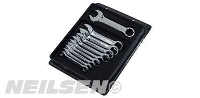 SPANNER SET - 10PC STUBBY COMBINATION