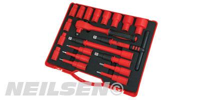 20PC 1/2DR VDE SOCKET SET