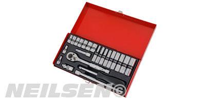 SOCKET SET - 24PC 1/4 INCH DRIVE NEILSEN