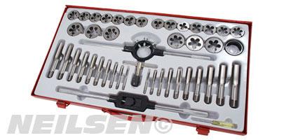 TAP AND DIE SET - 45PC / METRIC