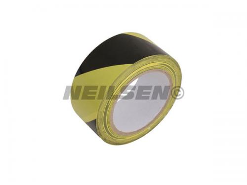 HAZARD TAPE YELLOW BLACK ADHESIVE