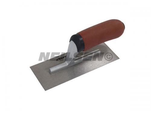 TROWEL PLASTERING WITH BROWN GRIP HANDLE 190 X 75MM