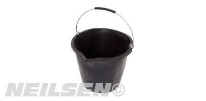 RUBBER BUCKET 14L BLACK