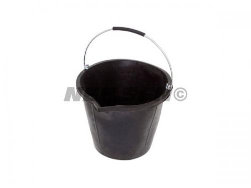 RUBBER BUCKET 14L BLACK