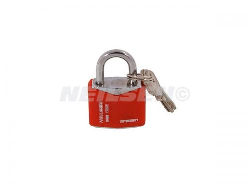 25MM RHOMBIC CHROME PLATED IRON PADLOCK