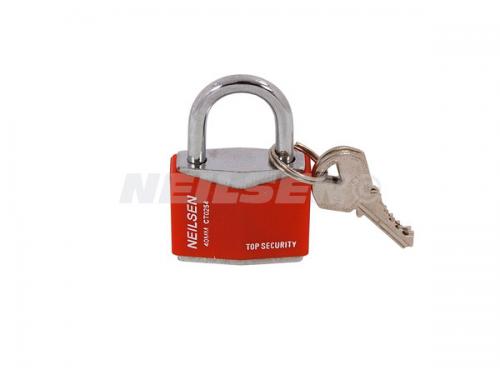 40MM RHOMBIC CHROME PLATED IRON PADLOCK