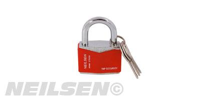 50MM RHOMBIC CHROME PLATED IRON PADLOCK