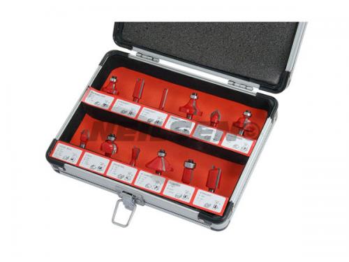 ROUTER BIT SET - 12 PIECE 1/4 SHANK