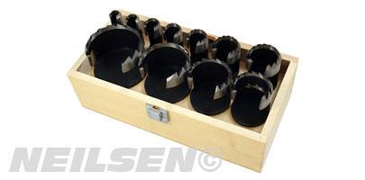 WOOD PLUG CUTTING SET 11 PIECE