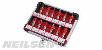 ROUTER BIT SET - 12 PIECE 1/2 SHANK