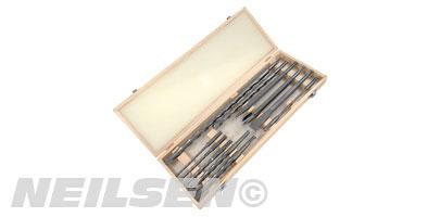SDS DRILL AND CHISEL SET - 12 PIECE