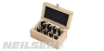 WOOD PLUG CUTTING SET - 8 PIECE