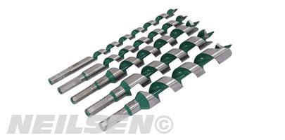 WOOD AUGER  BIT SET - 5 PIECE