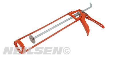 CAULKING GUN WITH NEEDLE ORANGE BODY