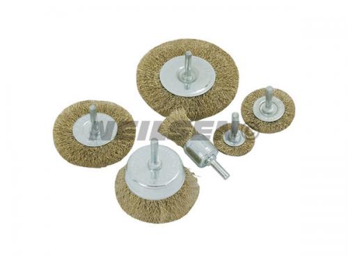 6PCS WIRE WHEEL BRUSH SET