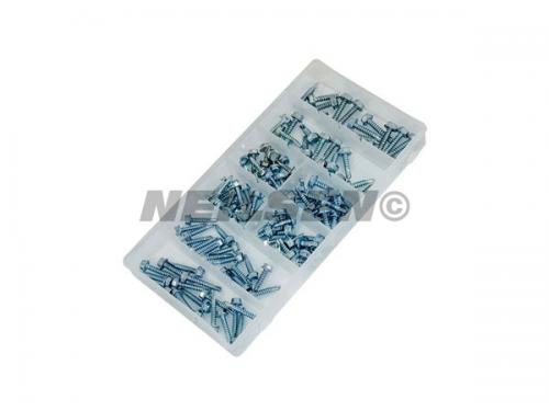 120 PC HEX HEAD SELF DRILL SCREW ASSORTMENT