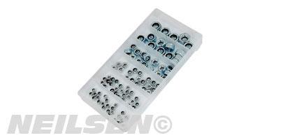 100 PC LOCK NUT ASSORTMENT