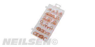 110PC COPPER WASHER ASSORTMENT