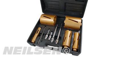 CORE DRILL SET - 11 PIECE