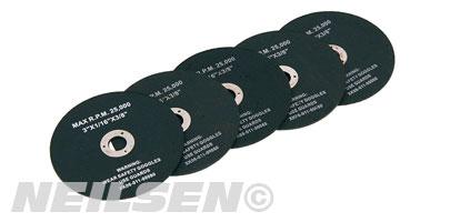  CUTTING DISC SET 3INCH 5PCS CUT-OFF WHEELS