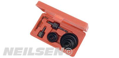 HOLE SAW SET IN BMC - 11 PIECE / 19 - 64MM