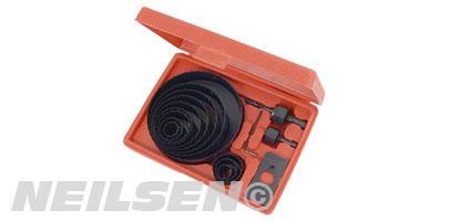 HOLE SAW SET IN BMC - 16 PIECE / 19 -127MM