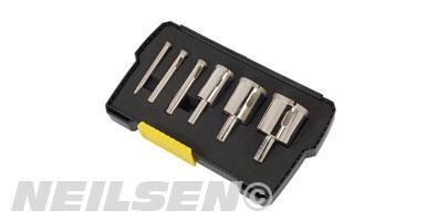 6PC DIAMOND HOLESAW SET IN -PLASTIC BOX