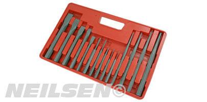 PUNCH AND CHISEL SET - 14 PIECE HEAVY DUTY