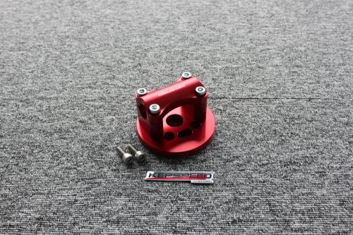 CUB CNC CUSTOM TOP PLATE FOR HANDLEBARS IN RED