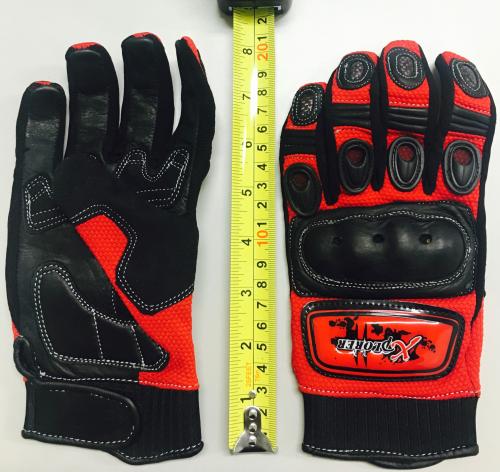 RED KNUCKLE GLOVE EXTRA SMALL ( SIZE 7) 