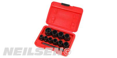 11PCS BOLT EXTRACTOR SET (HIGH PROFILE)