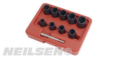 TWIST SOCKET SET - 10PC 3/8INCH DRIVE 10 - 19MM