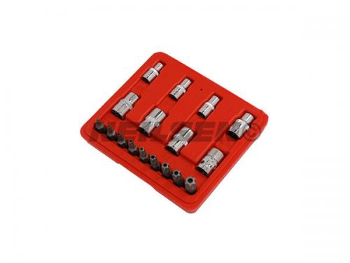 17-PIECE T STAR BIT & SOCKET SET