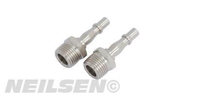 AIRLINE BAYONET FITTING - 2PC MALE 1/2 BSP