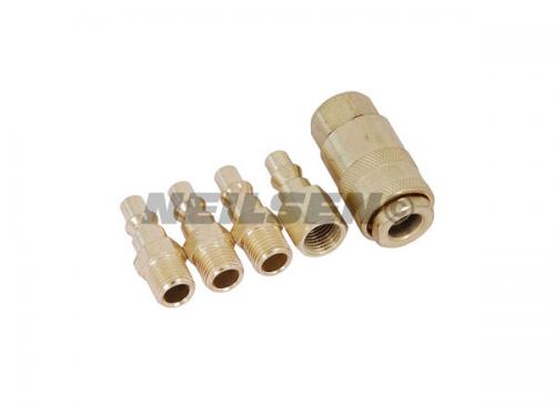 AIR QUICK COUPLER 5PC FULL BRASS