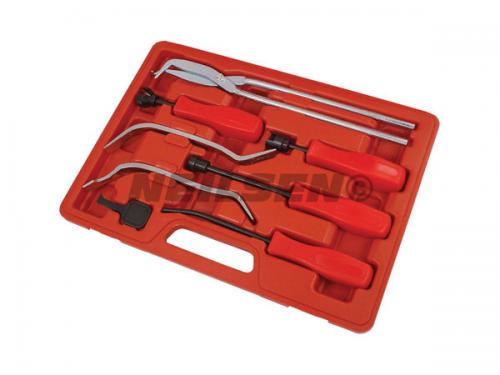 8PC BRAKE TOOL SET IN RED BMC