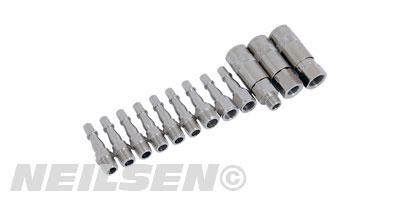 QUICK CONNECTION COUPLINGS AND FITTINGS 12PCS SET