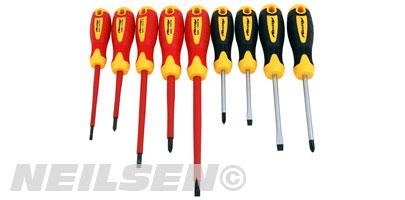 9PCS VDE INSULATED SCREWDRIVER SET