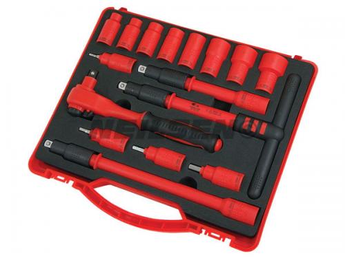 16PC 3/8DR VDE SOCKET SET