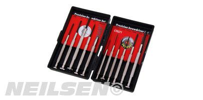 PRECISION SCREWDRIVER SET - 11 PIECE