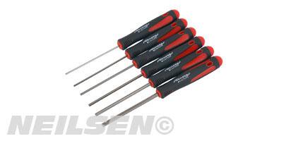 SCREWDRIVER SET 6PC HEX HEAD