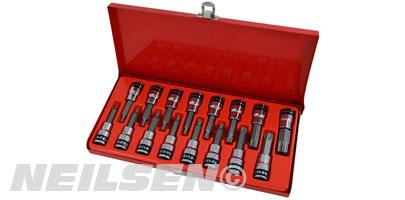 STAR BIT SET - 16PC 1/2IN.DR.