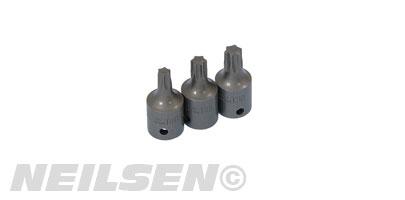 3 PIECE AUTOMOTIVE STAR BIT SET