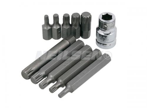 11 PIECE SPLINE SET WITH 1/2 inch