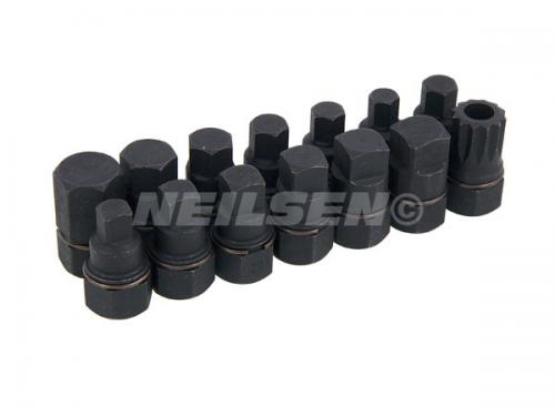 14PCS MASTER OIL DRAIN PLUG KEY SET