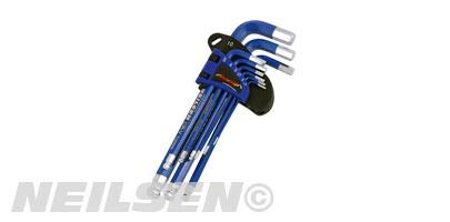 9PCS HEX KEY SET - LONG