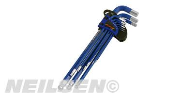 9PCS HEX KEY SET -EXTRA LONG